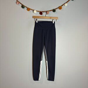 All Fenix color block charcoal athletic leggings